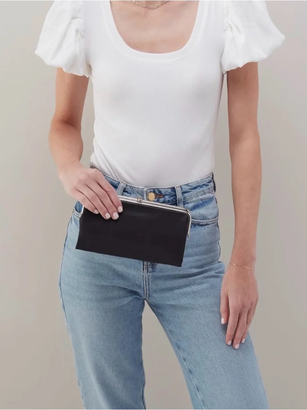 HOBO Leather Clutch Wallet